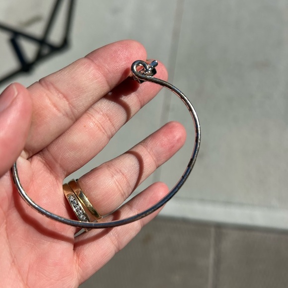 5/$25 aquamarine Elegant Silver and Blue Bracelet 6 inch 💙 - Picture 5 of 6